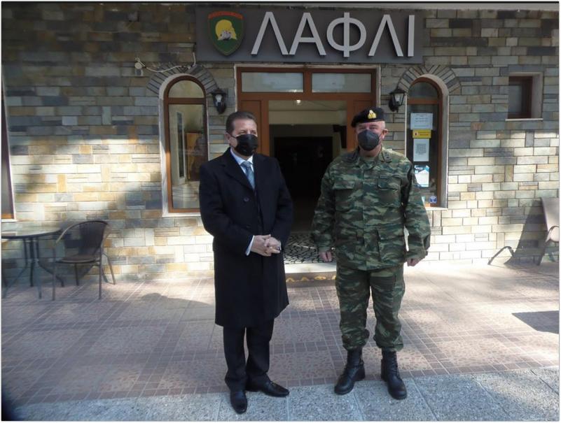 Ο Πρόεδρος Διονύσης Πασχάλης Στην XXIV Τεθωρακισμένη Ταξιαρχία Λιτόχωρου