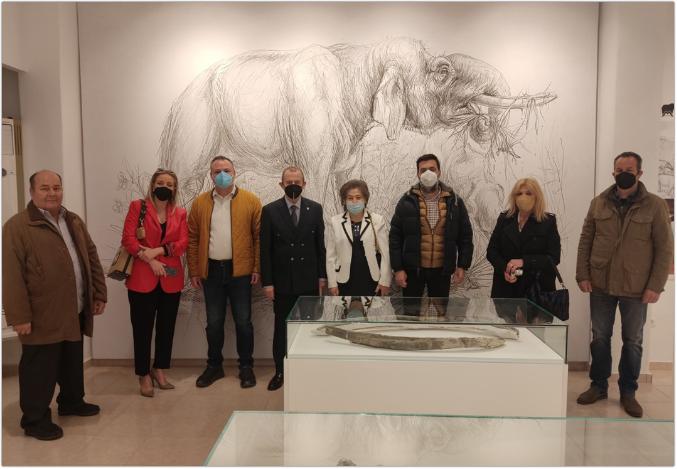 Επίσκεψη του Επιμελητηρίου Πιερίας στο Εκθετήριο του Μαστόδοντα Νεοκαισάρειας