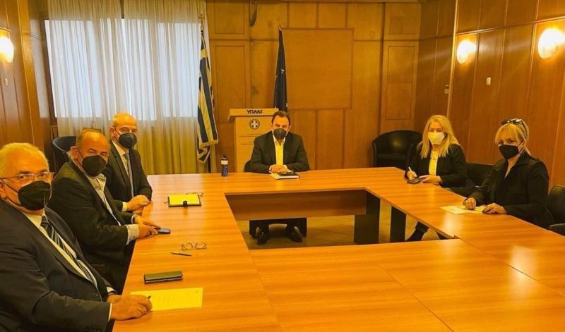 Η άρδευση της Δ.Ε. Δίου στο επίκεντρο της συνάντησης με τον Υπουργό Αγροτικής Ανάπτυξη Γ. Γεωργαντά