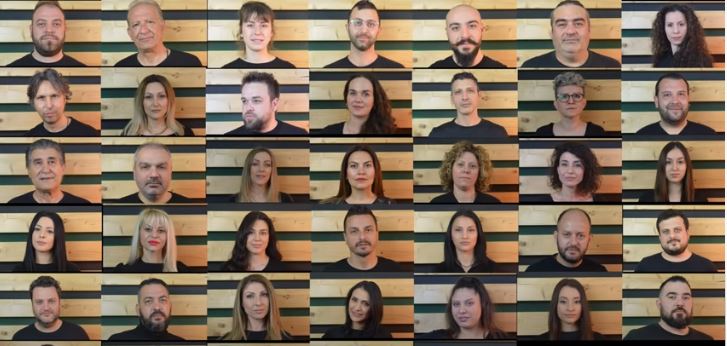 45 καλλιτέχνες της Κατερίνης τραγουδούν για την Ειρήνη