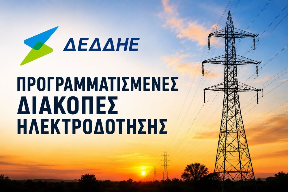 Προγραμματισμένες διακοπές ρεύματος -Δείτε που